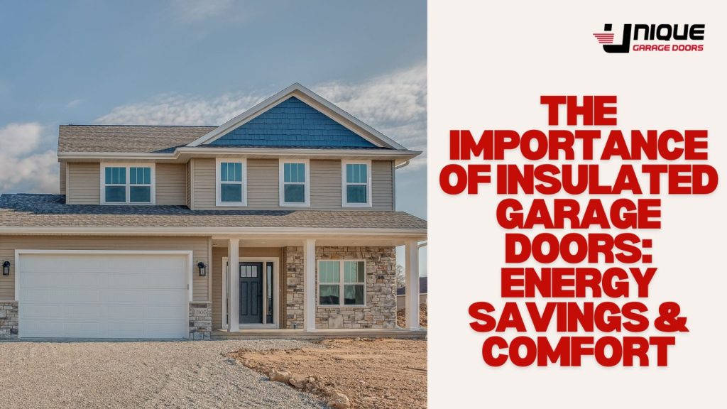 The Importance of Insulated Garage Doors: Energy Savings & Comfort