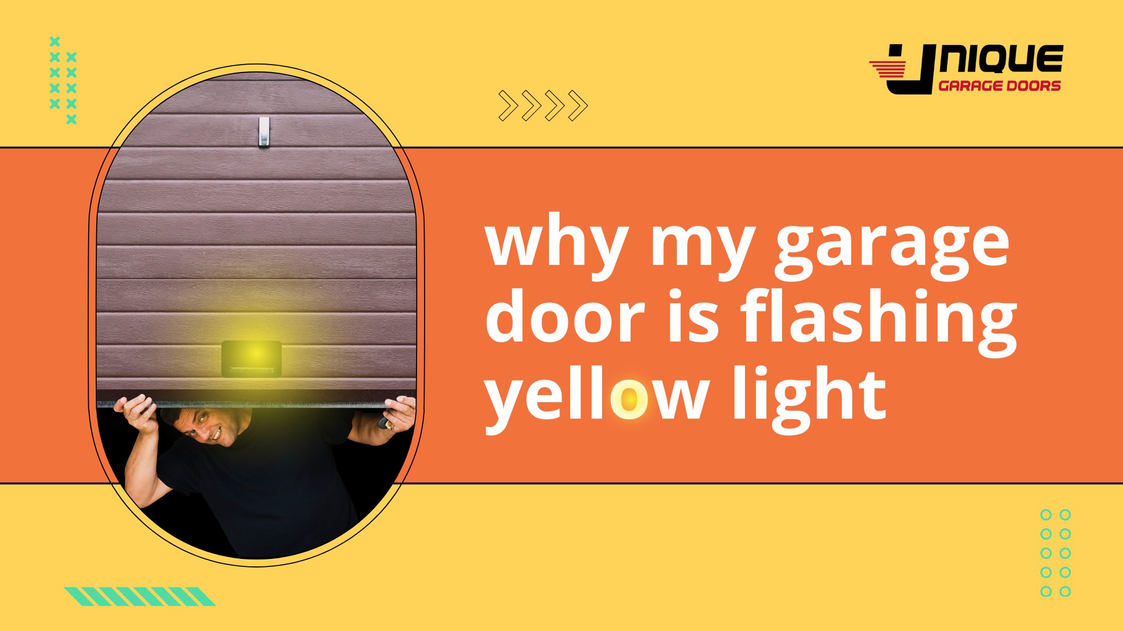 Why Is My Garage Door Flashing a Yellow Light?
